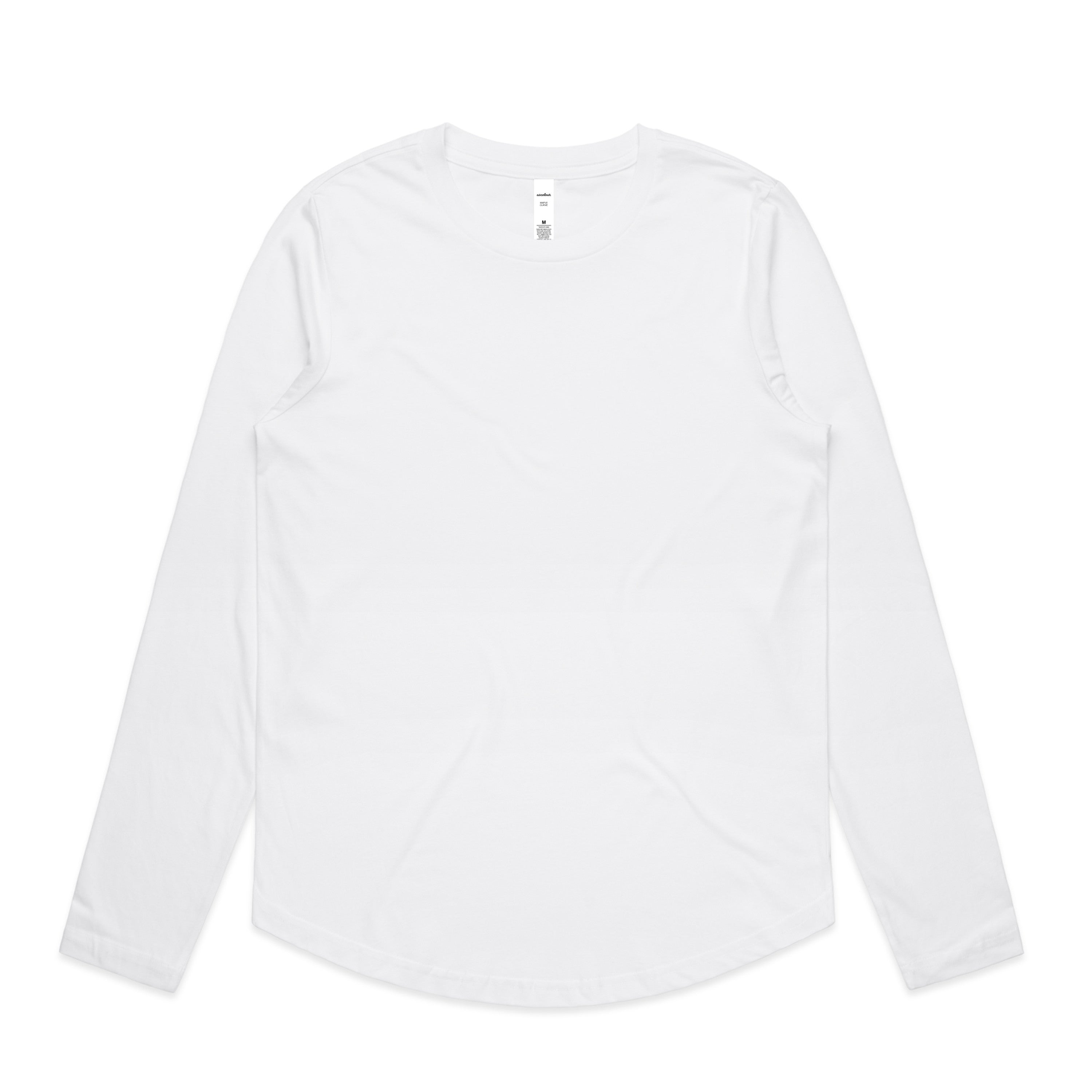 Women's Maple Curve Long Sleeve Tee | Arena Custom Blanks